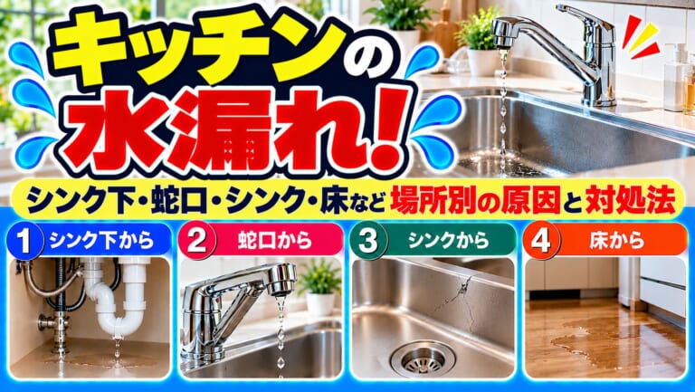 キッチンの水漏れ原因