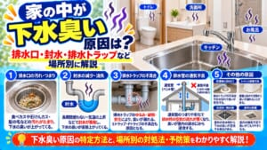 家の中が下水臭い原因ガイド