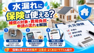 水漏れ保険ガイド：補償と申請の流れ